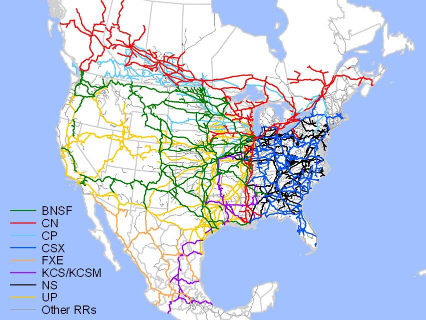 North American Rail Networks